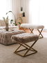 Atelier Del Sofa Capraz Pelush - Marrón y Dorado